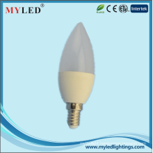 CE RoHS Approved Lamp E14 5W Candle Light LED Bulb Light